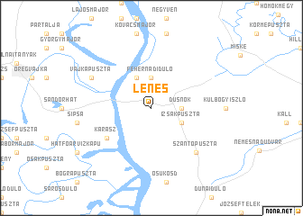 map of Lenes