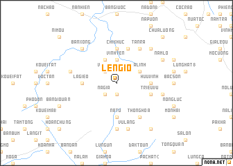 map of Lên Gio