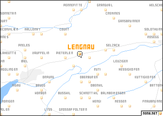 map of Lengnau