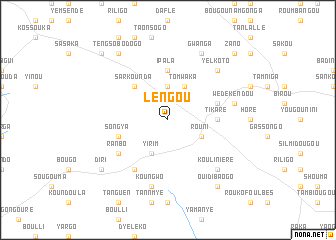 map of Lengou