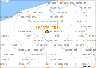 map of Lengyeltóti