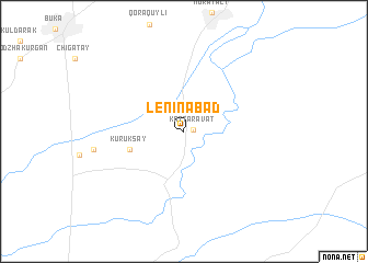 map of Leninabad
