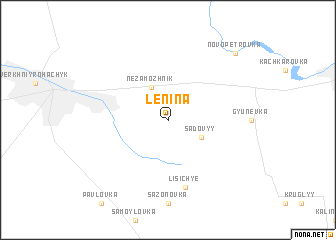 map of Lenina