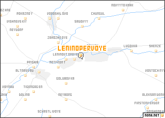 map of Lenino Pervoye