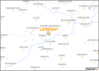 map of Leninskiy