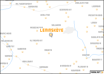 map of Leninskoye