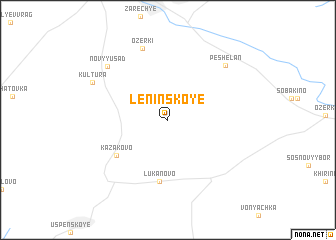 map of Leninskoye