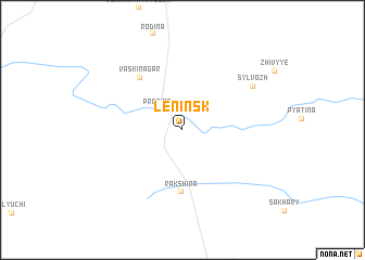 map of Leninsk