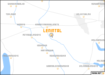 map of Lenintalʼ