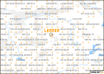 map of Lennep