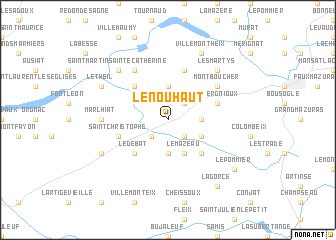map of Le Nouhaut