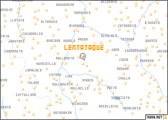map of Lentataque