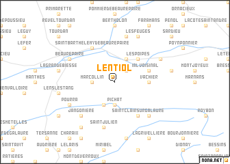 map of Lentiol