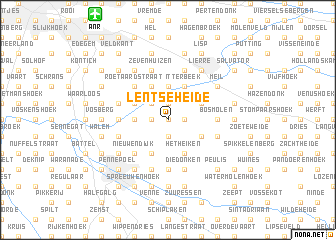 map of Lentse Heide