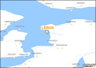 map of Lenvik