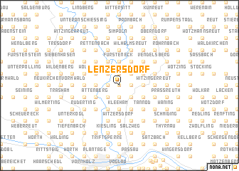 map of Lenzersdorf