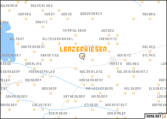 map of Lenzerwiesen