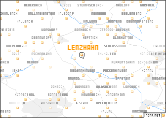 map of Lenzhahn