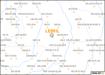 map of Leomil