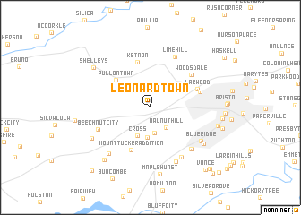 map of Leonardtown
