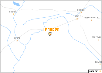 map of Leonard