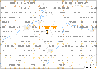 map of Leonberg