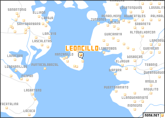 map of Leoncillo