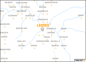 map of Leones