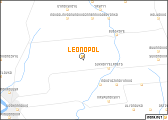 map of Leonopolʼ