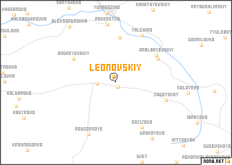 map of Leonovskiy