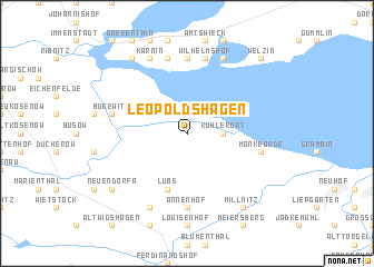 map of Leopoldshagen