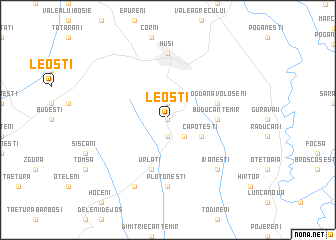 map of Leoşti