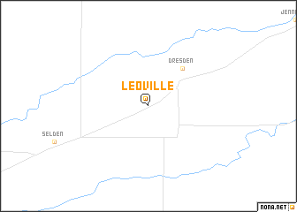 map of Leoville