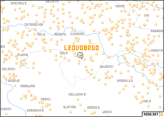 map of Leovo Brdo