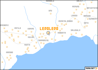 map of Lepalepa