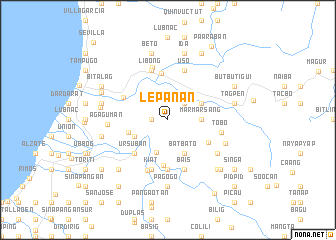 map of Lepanan