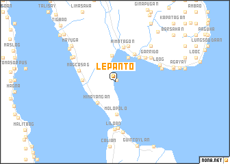 map of Lepanto