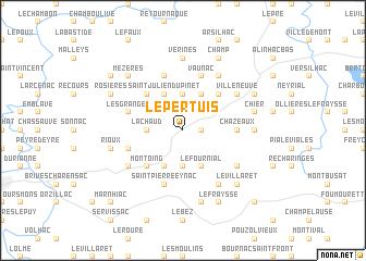 map of Le Pertuis