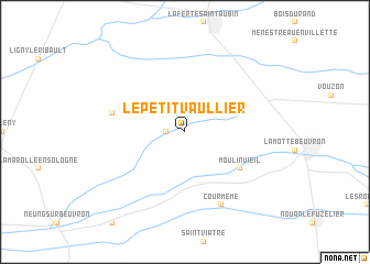 map of Le Petit Vaullier