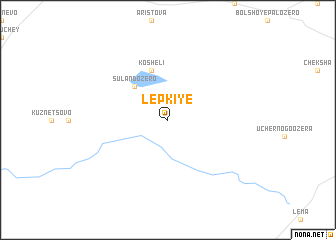 map of Lepkiye