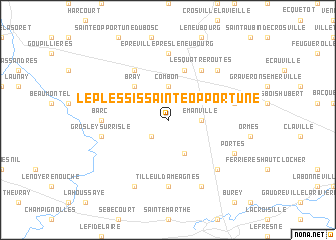 map of Le Plessis-Sainte-Opportune