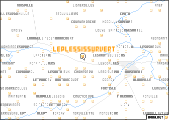 map of Le Plessis-sur-Vert