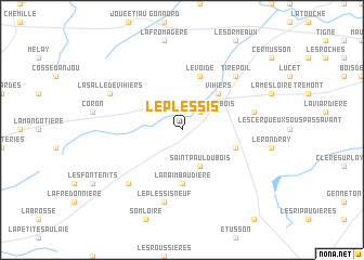 map of Le Plessis