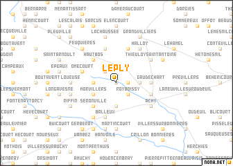 map of Le Ply