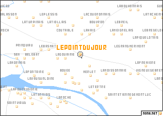 map of Le Point du Jour