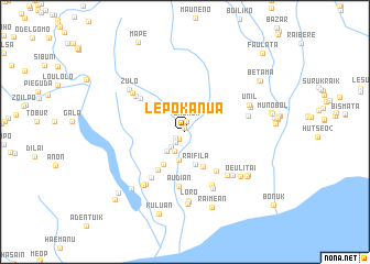 map of Lepokanua