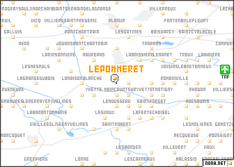 map of Le Pommeret