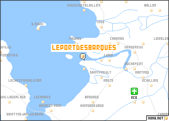 map of Le Port-des-Barques