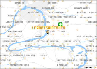 map of Le Port-Saint-Ouen
