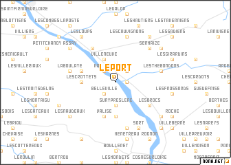 map of Le Port